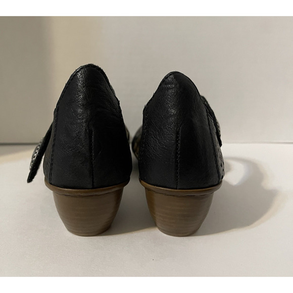 Rieker antistress women's shoes Mary Jane Black leather upper size EU 40/ US 9.5 - Picture 8 of 16